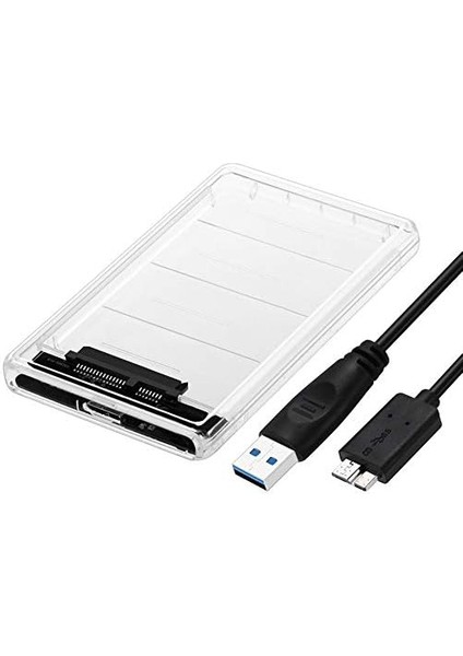 Jacobsparts Şeffaf 2.5 Inç USB 3.0 - Sata Sabit Sürücü Muhafazası Harici HDD SSD Muhafazası modelleri