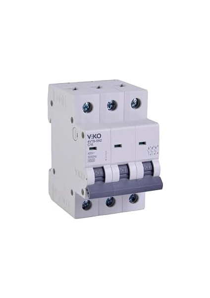 4VTB-3C16 Otomatik Sigorta 4,5ka C Tipi 3 Kutup 16A modelleri
