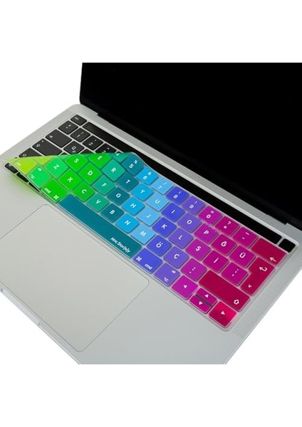 MacBook Pro Klavye Koruyucu - Türkçe Q Uyumlu Silikon Kılıf | A1706, A1989, A2159, A1707 Bar Modelleri ile Uyumlu Toz Geçirmez Ince Klavye Kapağı fiyatları