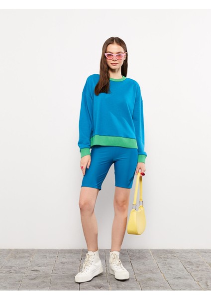 Yeni Sezon Kadın Beli Lastikli Düz Biker Şort Tayt modelleri