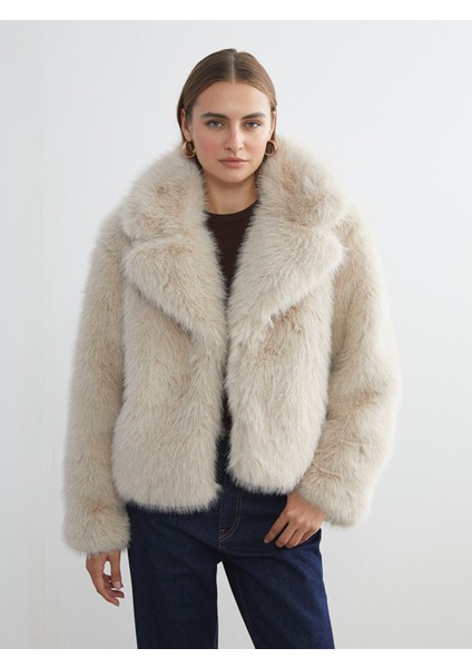 Yeni Sezon Ceket Yaka Kadın Kürk Mont modelleri