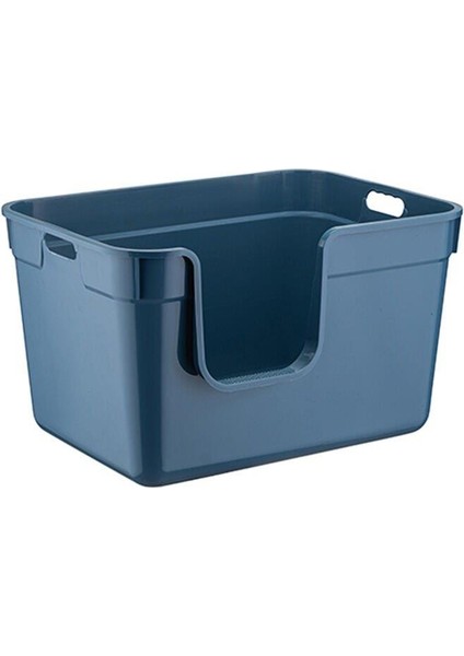 Tanos Yarı Açık Kedi Tuvaleti 54X40X32 - Mavi