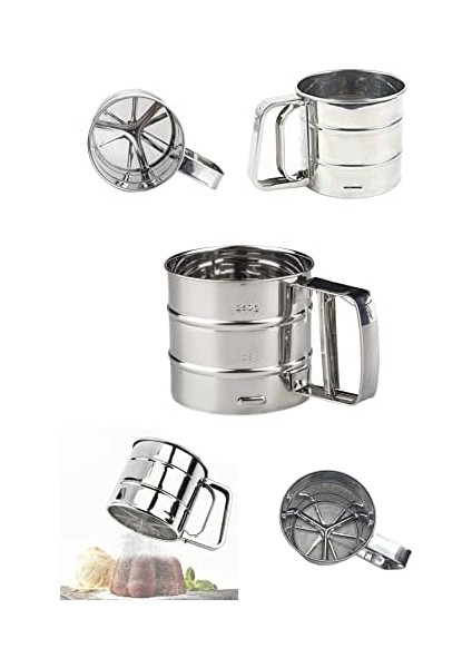 Paslanmaz Çelik Tetikli Un Eleme Aparatı, Un Eleği, Un Eleyici | Yenilikçi Paslanmaz Çelik Tetikli Un Eleme Aparatı - Mükemmel Un Eleği ve Eleyici Ürün! modelleri