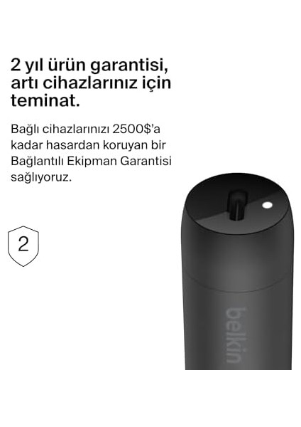 Boostcharge 30W Hızlı Araç Şarj Cihazı, Usb-C Güç Dağıtım Portlu Kompakt Tasarım, 16, 15, S23,, Vb. Için Evrensel Uyumluluğa Sahip USB Araç Şarj Cihazı - Siyah fiyatları