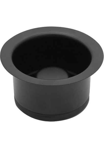D2082-62 3-1/2 "ekstra Derin Mutfak Evyesi Atık Bertaraf ve Tıpa, Mat Siyah