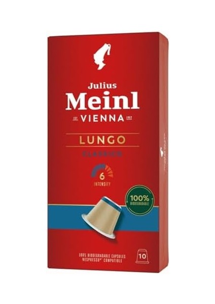 Julius Meinl Lungo Classico Kapsül Kahve - 1 Paket 10 Adet Biodegradable fiyatları