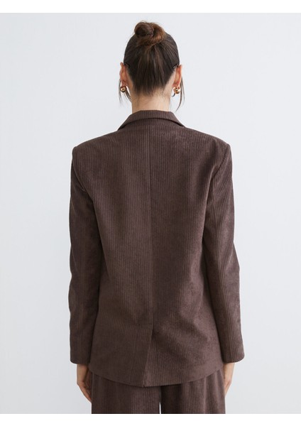 Yeni Sezon Kruvaze Yaka Kadın Kadife Blazer Ceket indirimleri