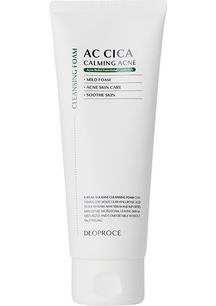 Deoproce Ac Cica Yatiştirici Akne Temizleme Köpüğü