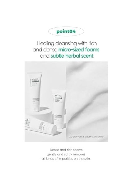 Deoproce Ac Cica Yatiştirici Akne Temizleme Köpüğü modelleri