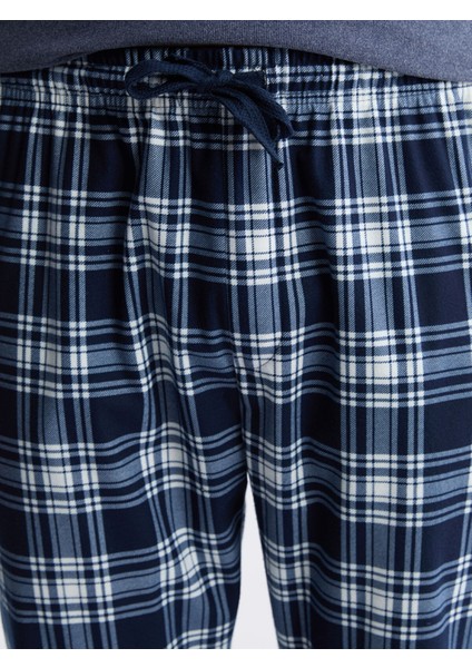 Yeni Sezon Standart Kalıp Ekose Erkek Pijama Alt modelleri