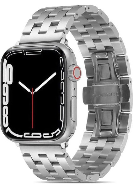 Ile Uyumlu 42MM Krd-20 Metal Kordon Gümüş