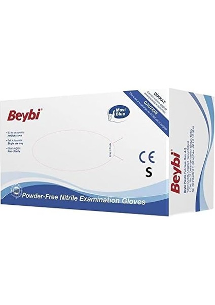 Small Mavi Nitril Latex Eldiven 100'LÜ Paket fiyatları
