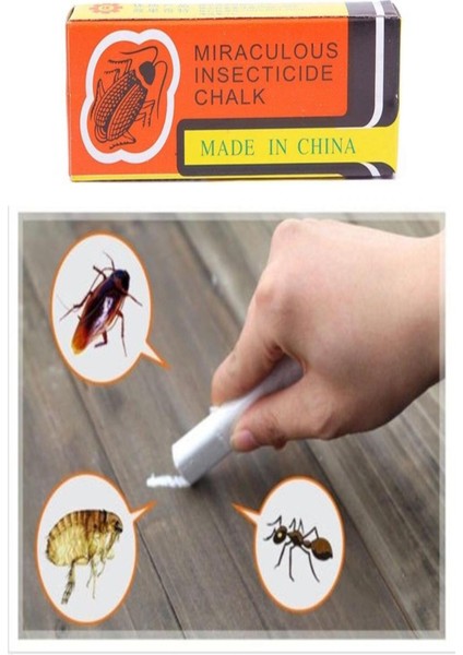 Haşere Tebeşiri - Böcek Önleyici Tebeşir - Etkili Hamam Böceği ve Karınca Kovucu (770770)