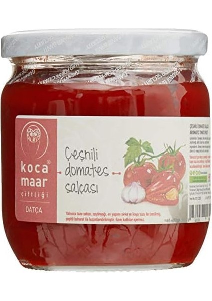 Kocamaar Çiftliği Çeşnili Domates Salçası 400 gr fiyatları