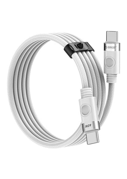 60W 3A Pd Type-C To Type-C Hızlı Şarj ve Kablosu Beyaz 1 Metre fiyatları