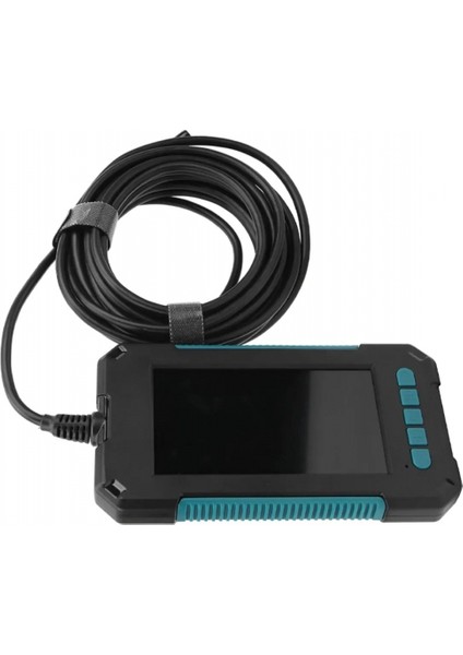 Ekranlı Çift Kameralı 10 mt Hafıza Kart Destekli Sert Kablo Yılan Endoskop Kamera 5.5 mm 4.3 Inc fırsatları