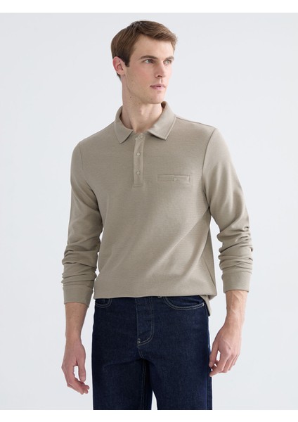 Yeni Sezon Polo Yaka Erkek Sweatshirt