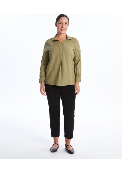Yeni Sezon Gömlek Yaka Kadın Bluz fiyatları