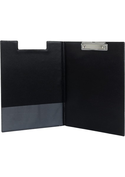 Plastik - A4 Kapaklı Sekreterlik Siyah, Bloknot Yazı Tablası, Clipboard