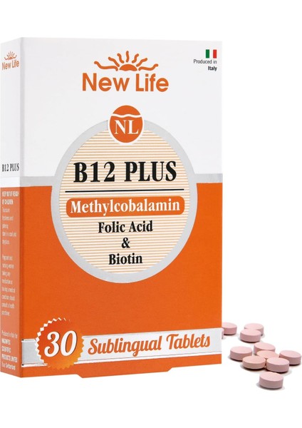 New Life B12 Plus Metilkobalamin 30 Tablet fiyatları