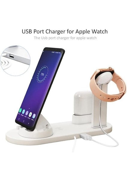 4'ü 1 Arada Kablosuz Hızlı Şarj Istasyonu: 15-12 Pro Max,, Airpods ve Telefonlar Için Hızlı Şarj, Zahmetsiz Şarj Deneyimi modelleri