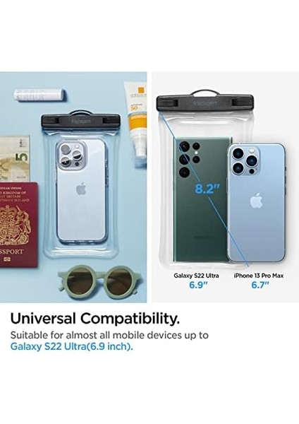 Shield Floating Waterproof Ipx8 Sertifikalı Su Geçirmez Yüzer Kılıf A610 Crystal Clear - AMP04530 fiyatları