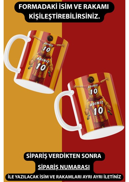 Baba Kız Ad ve Numaralı Kupa Kahve Bardak