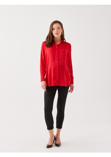 Yeni Sezon Düz Uzun Kollu Saten Hamile Gömlek modelleri