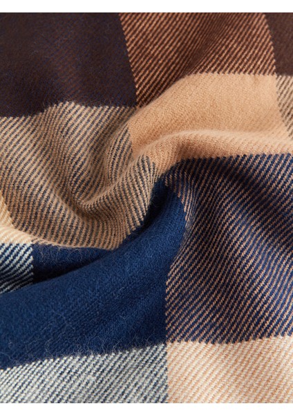 Yeni Sezon Desenli Püsküllü Erkek Atkı modelleri