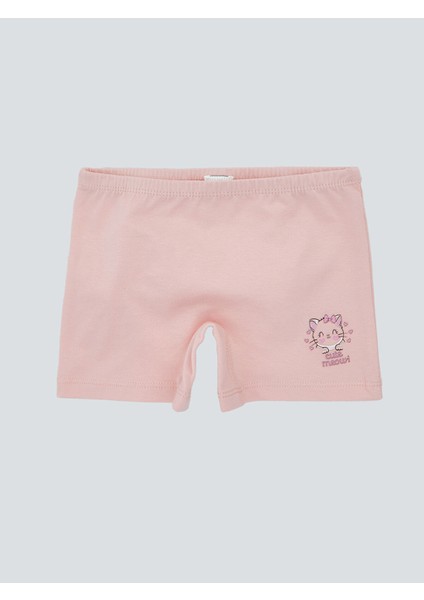 Yeni Sezon Baskılı Beli Lastikli Kız Çocuk Boxer