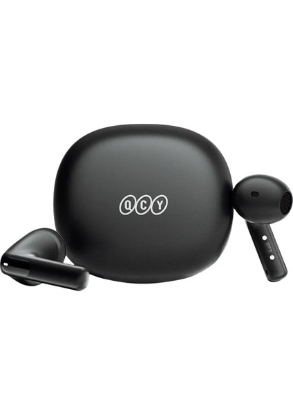 Qcy Ailybuds E10 Bluetooth Kulaklık - Hires - Ldac - Çift Cihaz - Oyun Modu 4 Mics Enc Kulakiçi Kulaklık Siyah