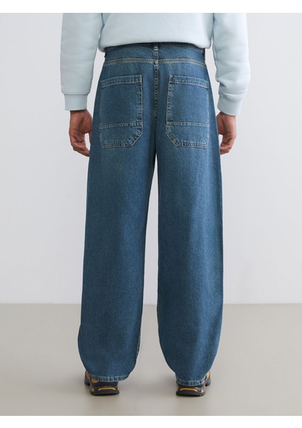 Yeni Sezon Baggy Fit Erkek Jean Pantolon fırsatları