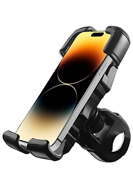 Telefon Tutucu Bisiklet Gidonları Için ve Gidonlu Motosikletler Için 360 Derece Dönebilen Kullanımı Rahat ve Kolay Montaj 4.7 ve 6.8 Inç Telefonlar Için Uyumlu K355 modelleri