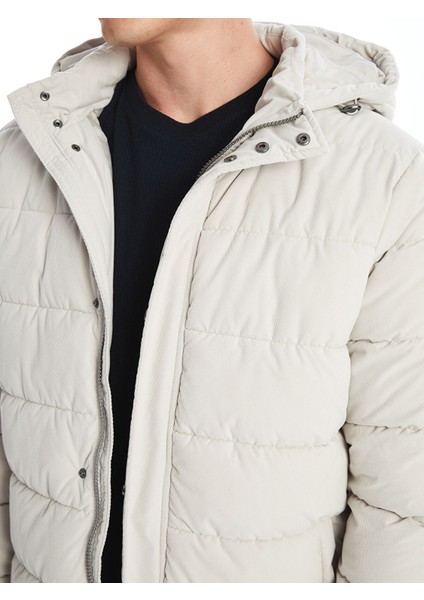 Yeni Sezon Standart Kalıp Kapüşonlu Erkek Şişme Mont modelleri