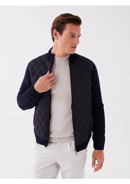 Yeni Sezon Standart Kalıp Dik Yaka Erkek Triko Mont fiyatları