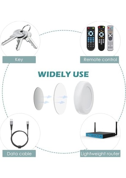 6'lı Manyetik Uzaktan Kumanda Tutucu Seti, Tv, Klima ve Kumandaları Için Duvara Monte Kendinden Yapışkanlı Düzenleyici, Telefon Şarj Aksesuarı Organizeri modelleri