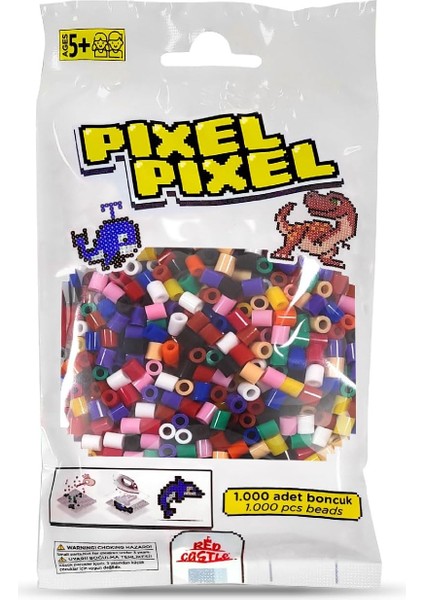 1000 Adet Midi Boncuk-Karışık 32 Renk-Mıx Actıvıty Beads (1000 Pcs)