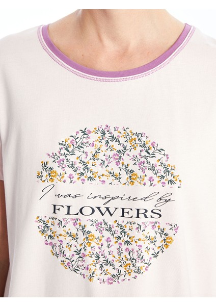 Yeni Sezon Bisiklet Yaka Kadın Pijama Takımı modelleri