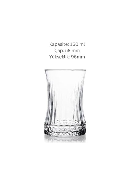 Adet Desenli Çay Bardağı - 160 ml Çok Amaçlı, Meşrubat, Çay ve Kahve Için Dayanıklı Kullanım modelleri