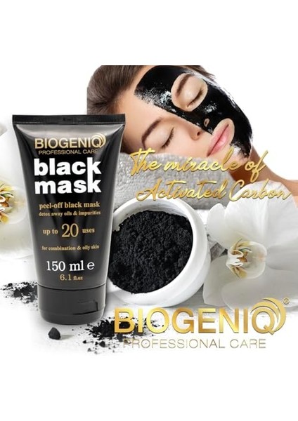 Biogeniq Beauty Siyah Tüp Maske 150 ml modelleri