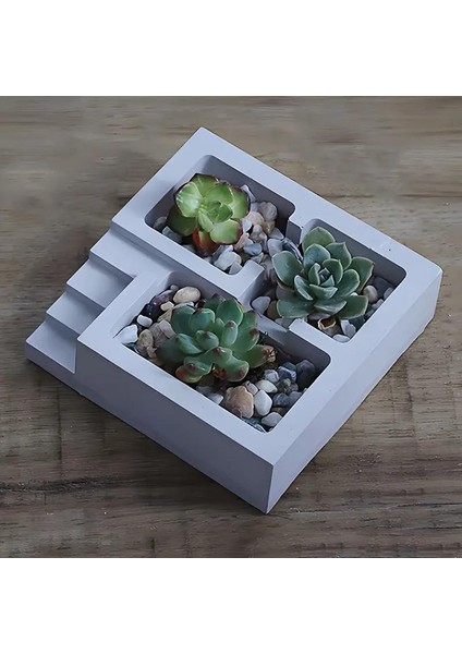 Bahçe ve Ofis Düzenleyici - Sukulent Saksısı & Ataç Tutucu
