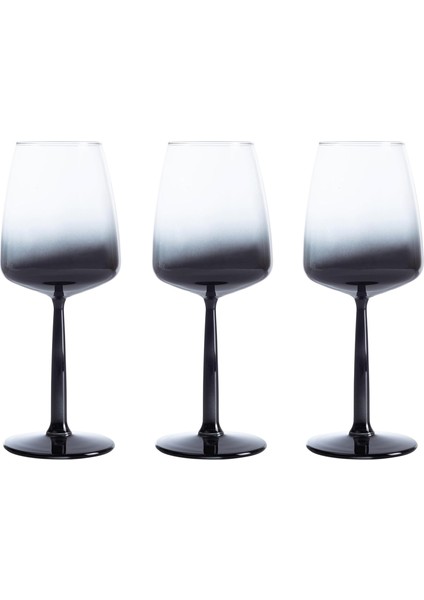 Concept Lora 3'lü Kadeh Seti -Füme 430 ml