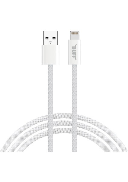 BL74 Örgülü 3A.2M ve Şarj Kablosu, Bükülmeye Dayanıklı, Hızlı Şarj, Usb, Beyaz