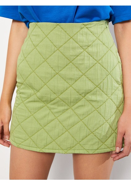 Yeni Sezon Beli Fermuarlı Kapitone A Kesim Kadın Etek fırsatları