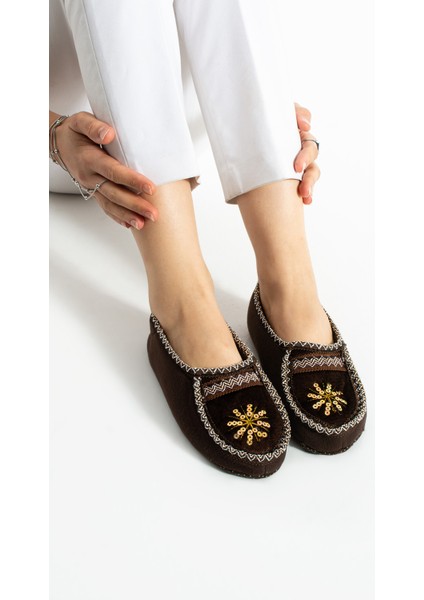 Kadın Patik Ev Ayakkabısı Hediyelik Çeyizlik Misafirlik Günlük Çetik