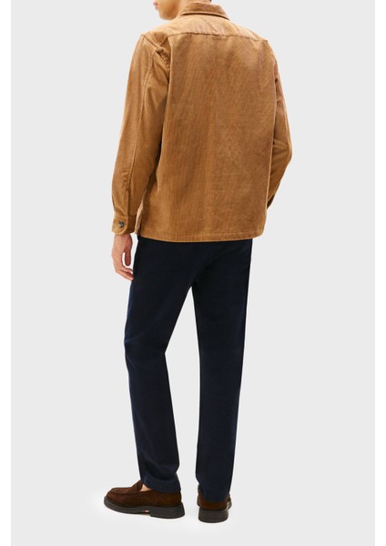 Pamuklu Relaxed Fit Uzun Kollu Kadife Gömlek Erkek Gömlek MW0MW40489 0hd fırsatları