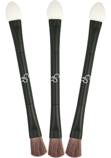 Golden Rose Doubleended Eyeshadow Brush (Yirenxiu) - Makyaj Fırçası