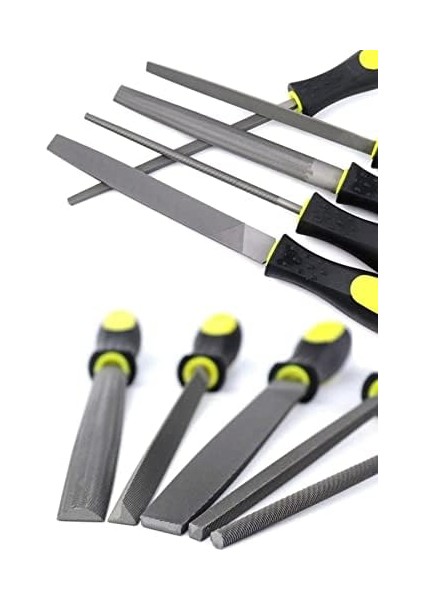 Büyük Boy Eğeleme Seti 32CM 5'li Eğe Seti Hava Çeliği, Metal, Ağaç 1410 fiyatları