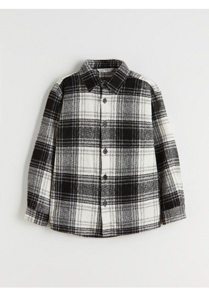 Yeni Sezon Uzun Kollu Ekose Erkek Çocuk Gömlek modelleri