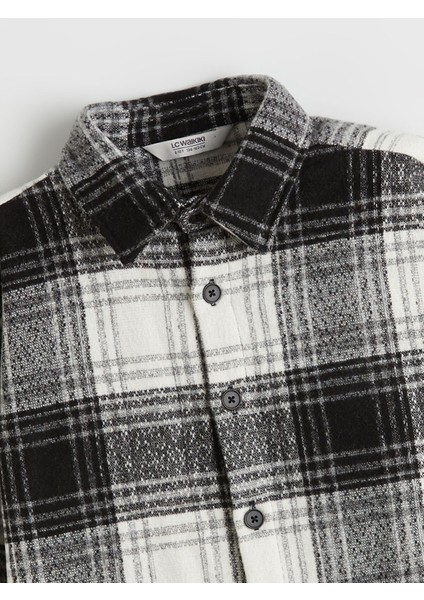 Yeni Sezon Uzun Kollu Ekose Erkek Çocuk Gömlek fırsatları